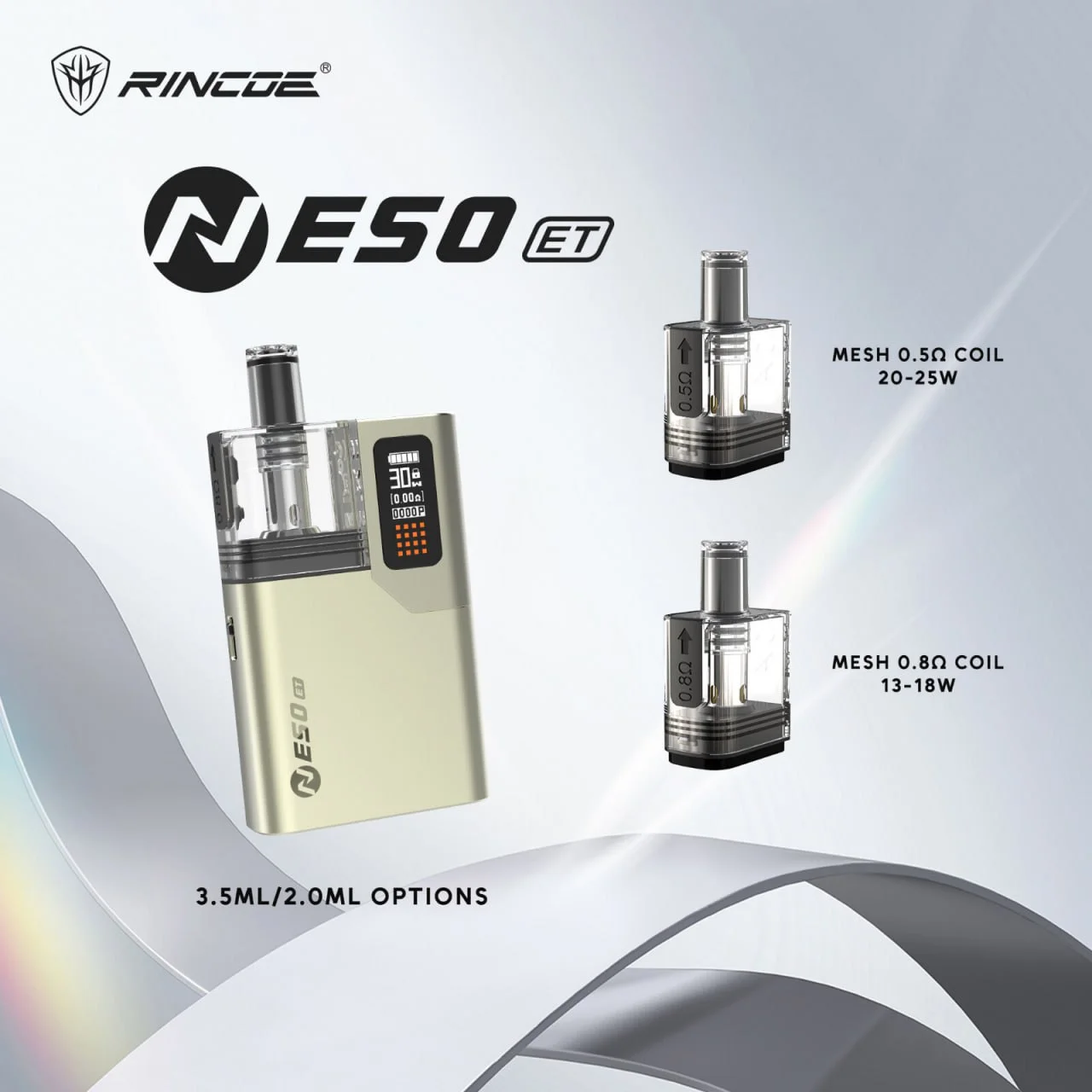 RINCOE NESO ET電子煙主機空倉煙彈